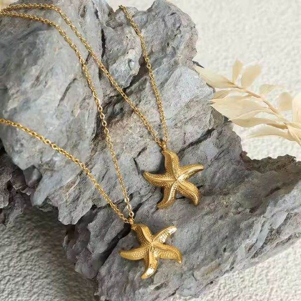 I am a Starfish Pendant -18KT Gold Plated Antitarnish