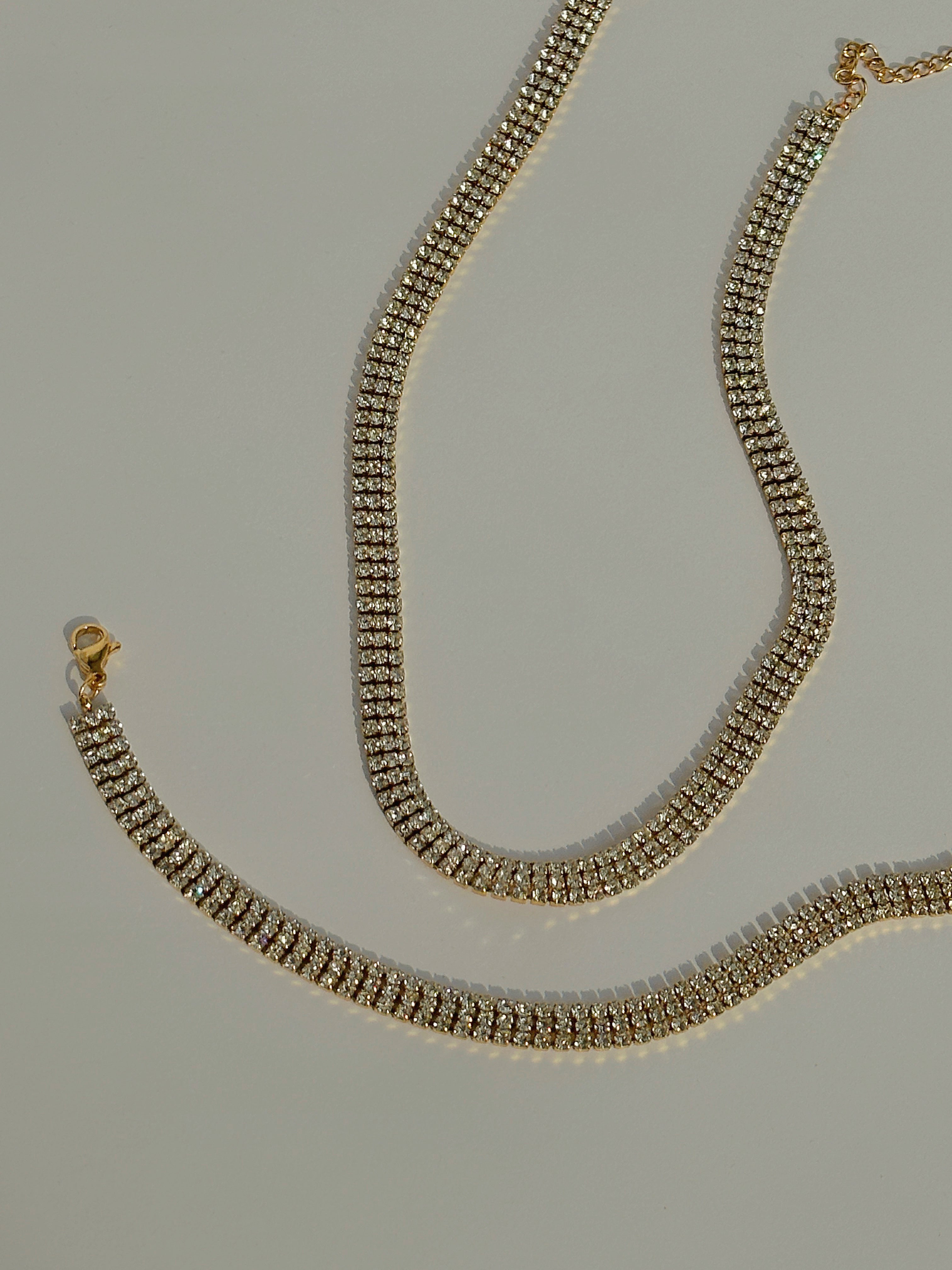 Diamond Princess Bracelet -18KT Gold Plated