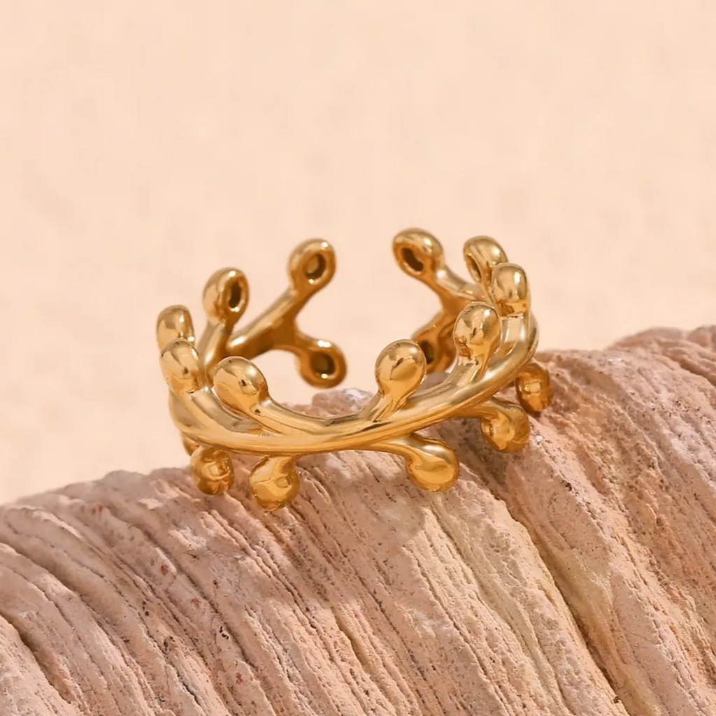 Amore Statement Ring - Demifine 18KT Gold Plated