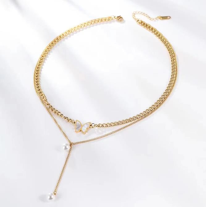 You Give me Butterfly Pendant -18KT Gold Plated