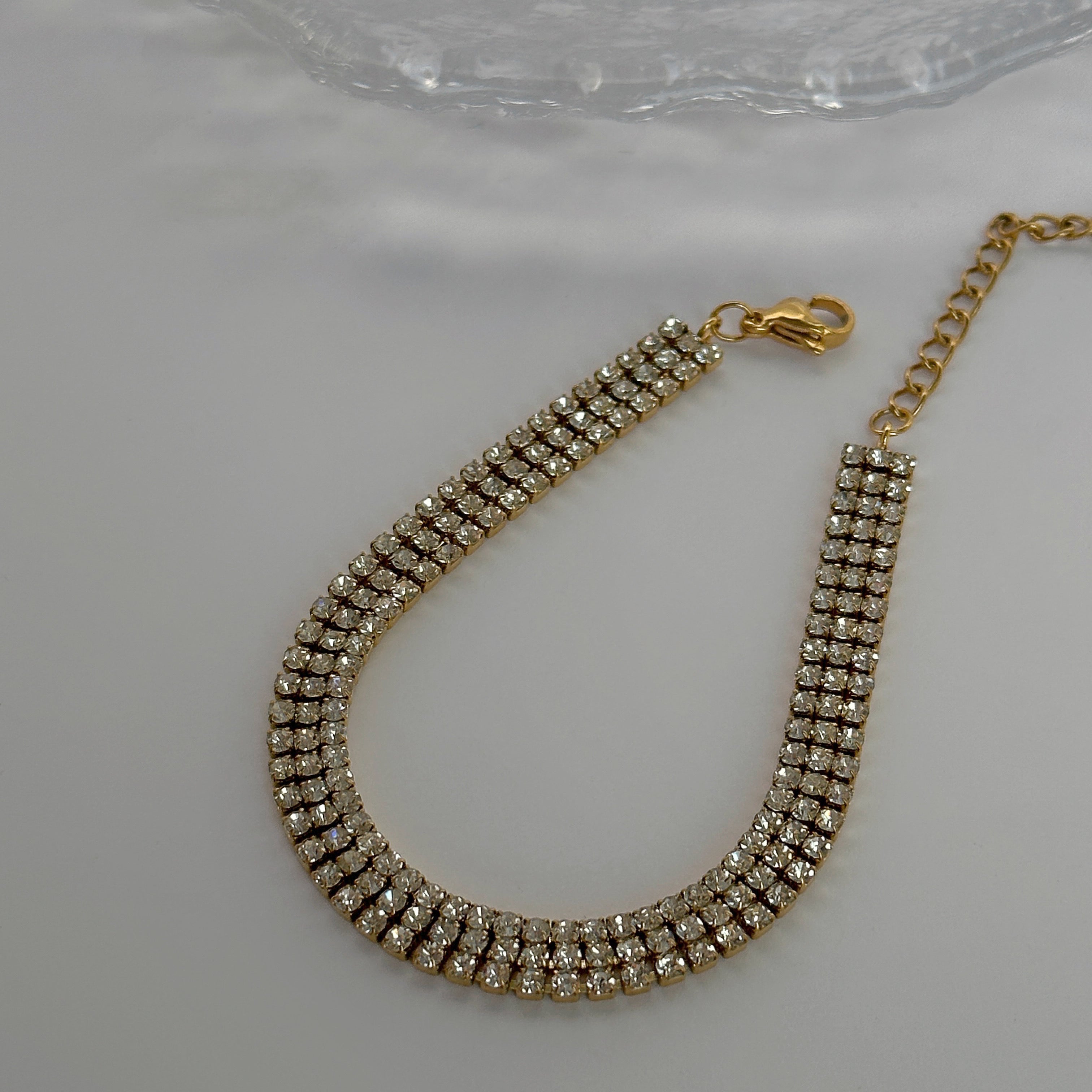 Diamond Princess Bracelet -18KT Gold Plated