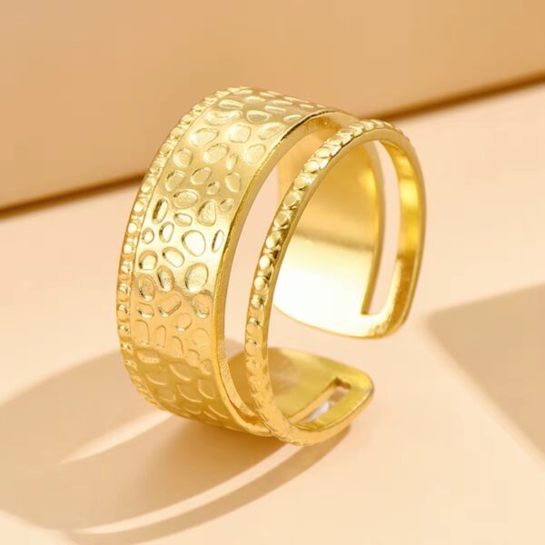 Gold Wrap Statement Ring- Demifine 18KT Gold Plated