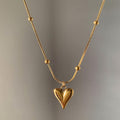 Dainty Heart Pendant - Demifine 18KT Gold Plated