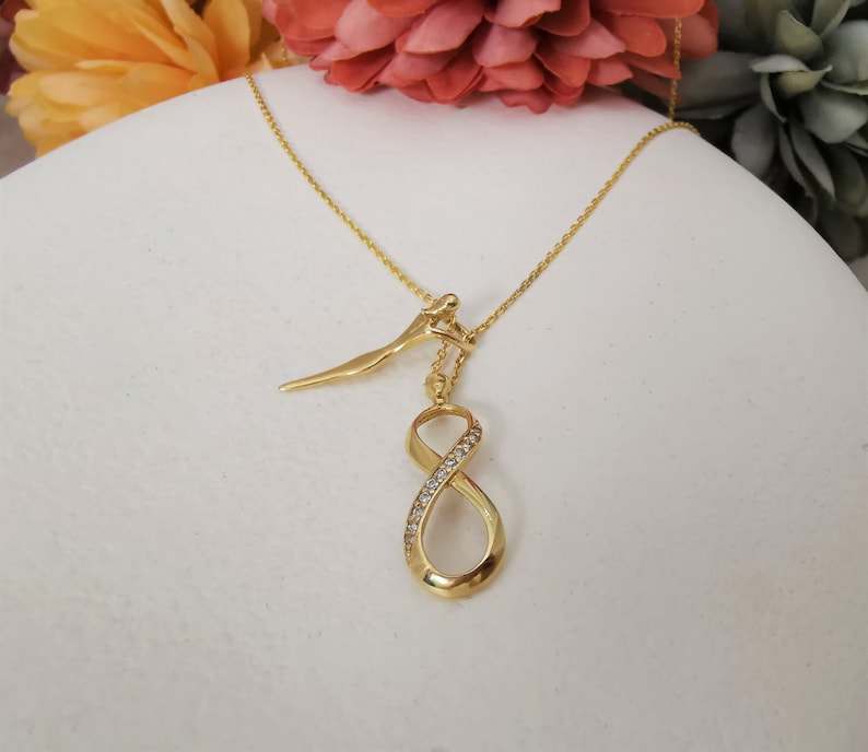 Eternal Bond Infinity Pendant -18KT Gold Plated