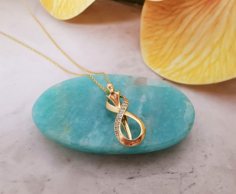 Eternal Bond Infinity Pendant -18KT Gold Plated