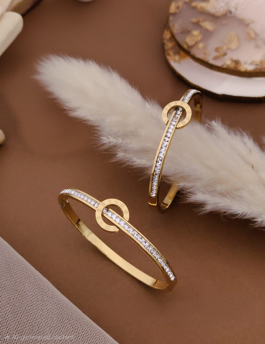 The Infinity Dial Cuff Bracelet - 18KT Gold Plated