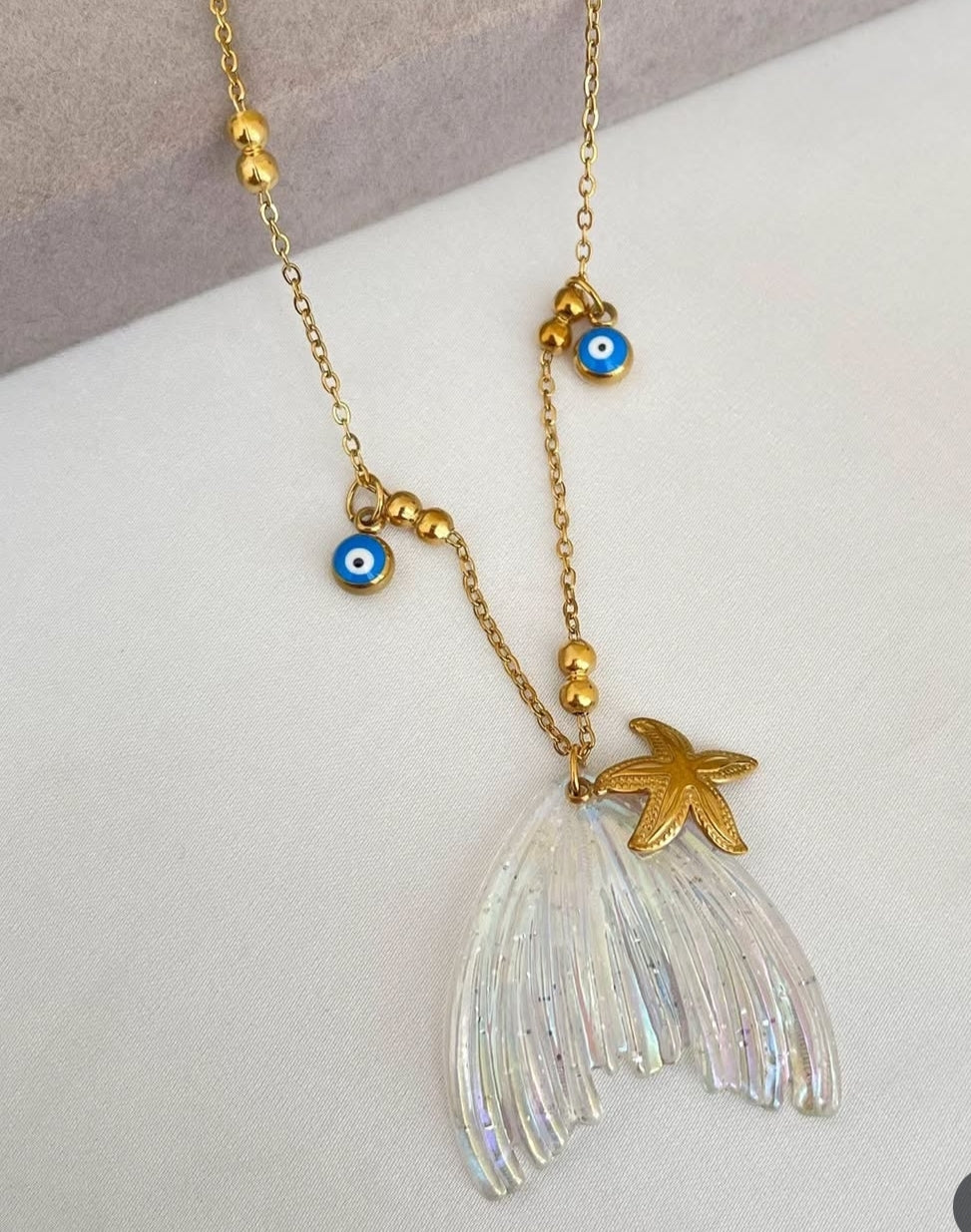 The Siren’s Shield Pendant -18KT Gold Plated