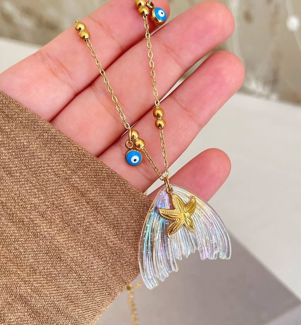 The Siren’s Shield Pendant -18KT Gold Plated