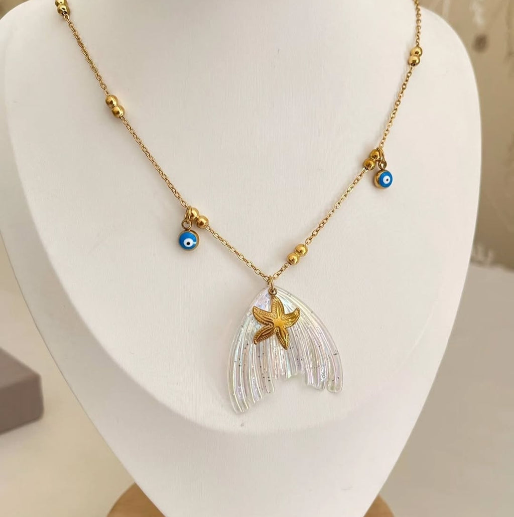 The Siren’s Shield Pendant -18KT Gold Plated