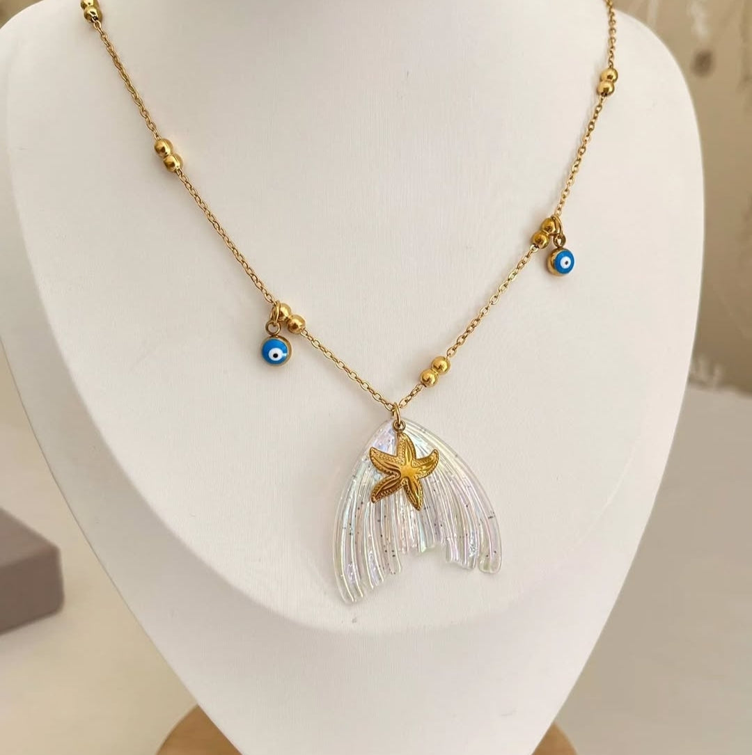 The Siren’s Shield Pendant -18KT Gold Plated