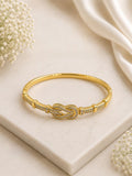 Infinity Élise Cuff Bracelet -18KT Gold Plated