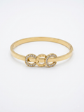 Éternité Crystal Cuff Bracelet - 18KT Gold Plated