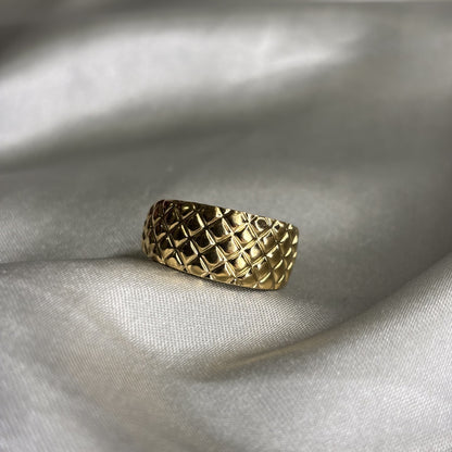 Thick Luxe Gold Anitarnish Ring - Demifine 18KT Gold Plated