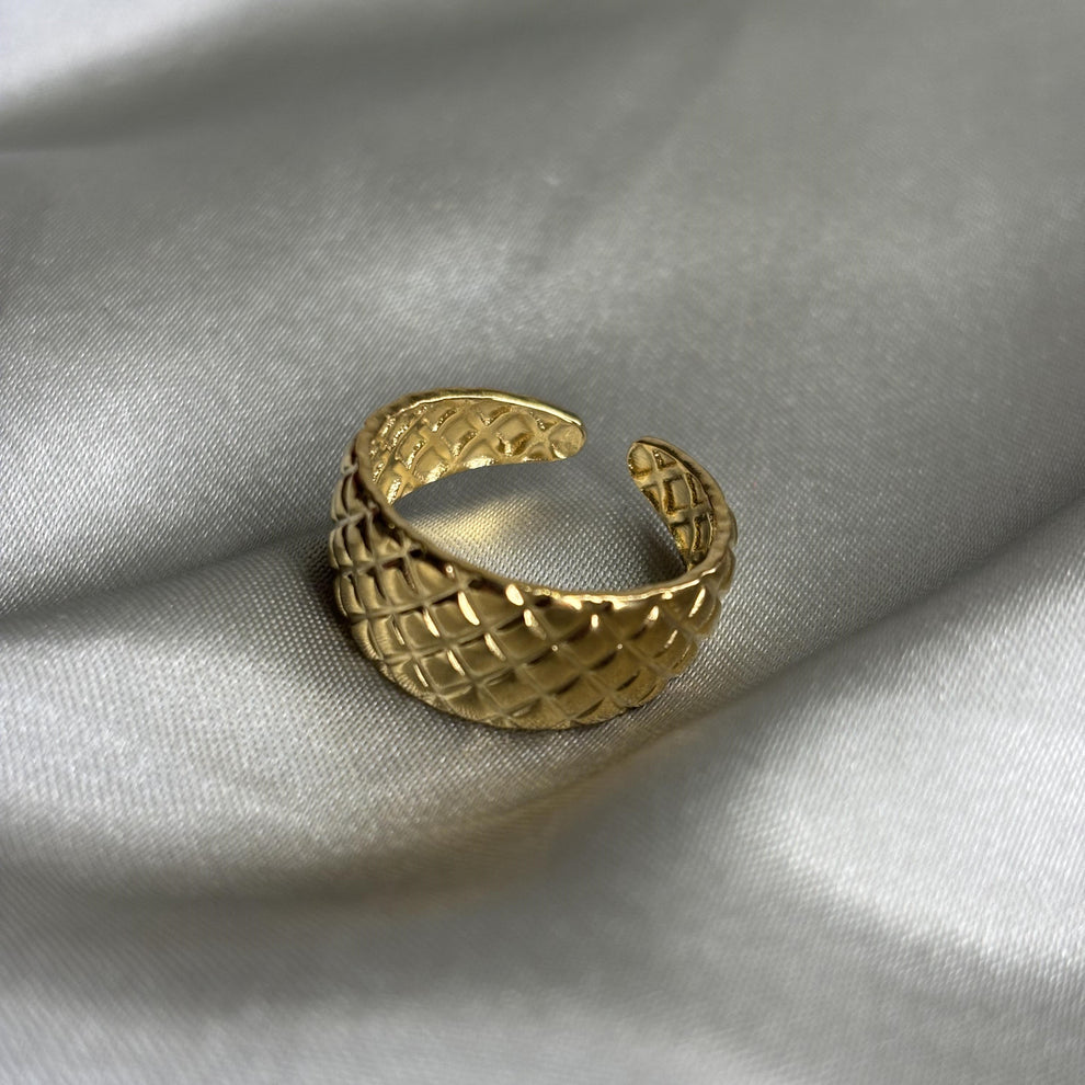 Thick Luxe Gold Anitarnish Ring - Demifine 18KT Gold Plated