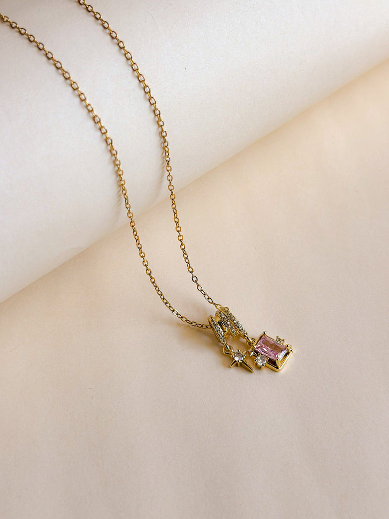 Celestial Mystic Charm Pendant - 18KT Gold Plated
