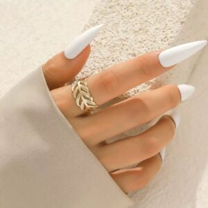 Leafy Affair Statement Ring - Demifine 18KT Gold Plated