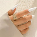 Leafy Affair Statement Ring - Demifine 18KT Gold Plated