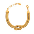 Tied to You Snake Chain Bracelet - Demifine 18KT Gold Plated