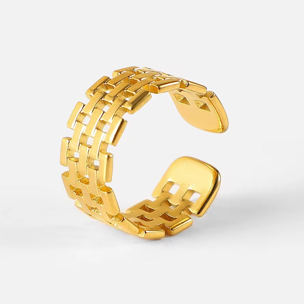 Lyra Luxe Statement Ring - Demifine 18KT Gold Plated