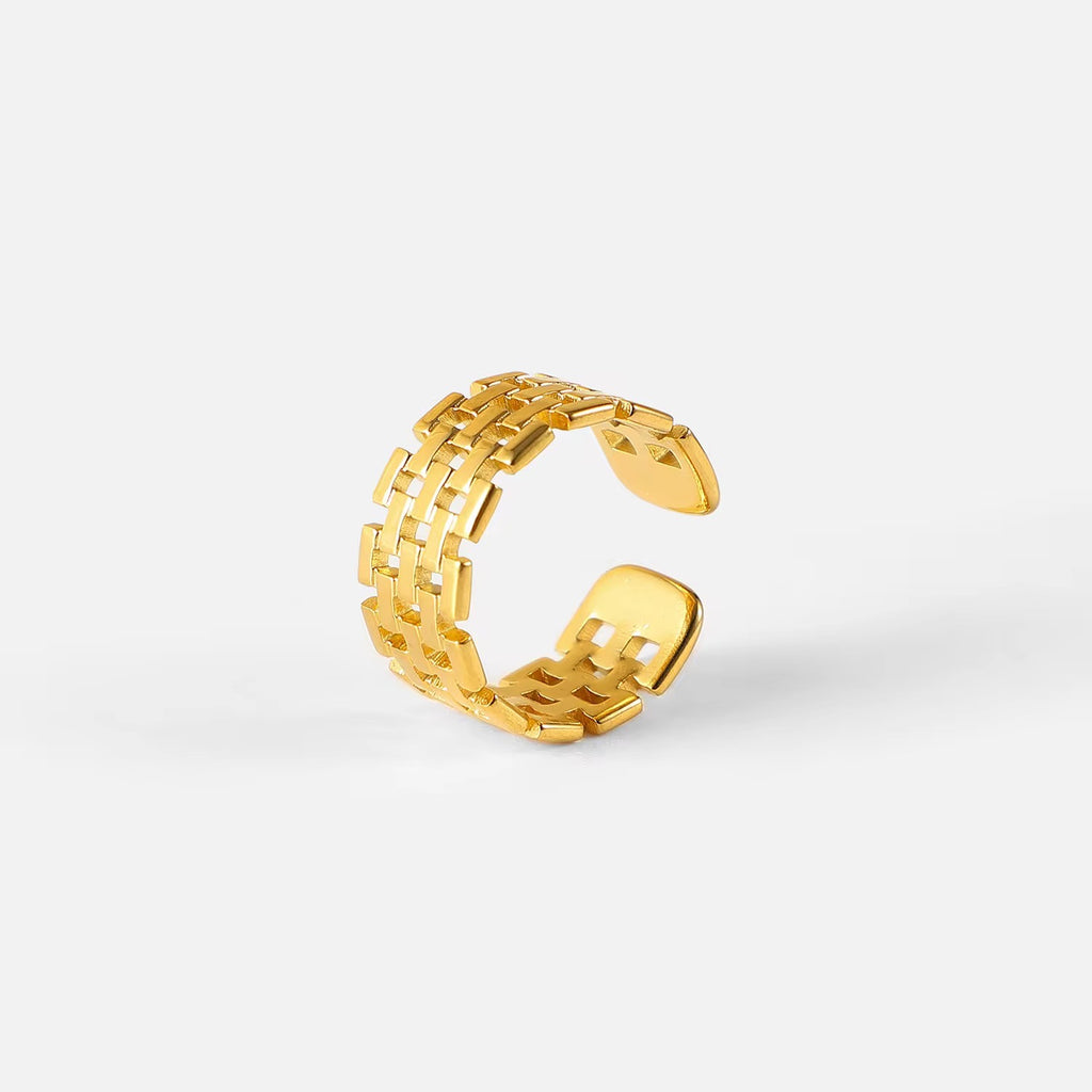 Lyra Luxe Statement Ring - Demifine 18KT Gold Plated