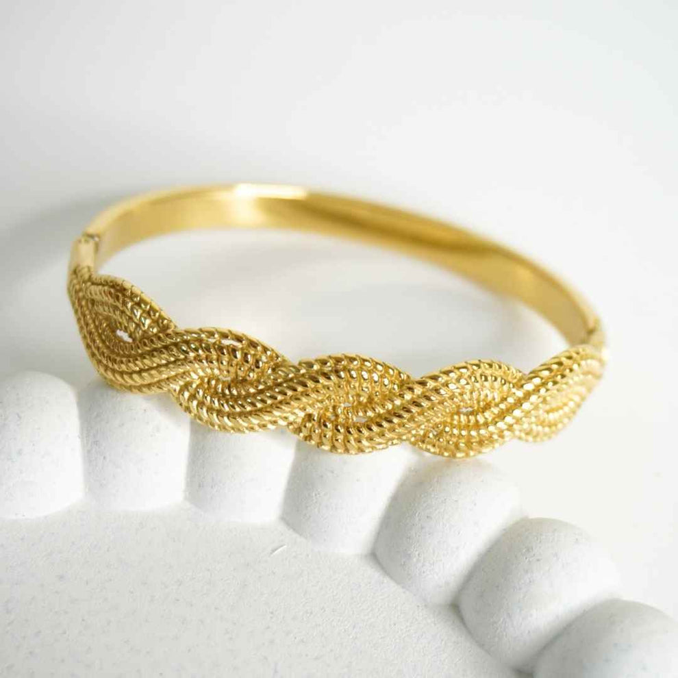 Infinite Love Cuff Bracelet - Demifine 18KT Gold Plated