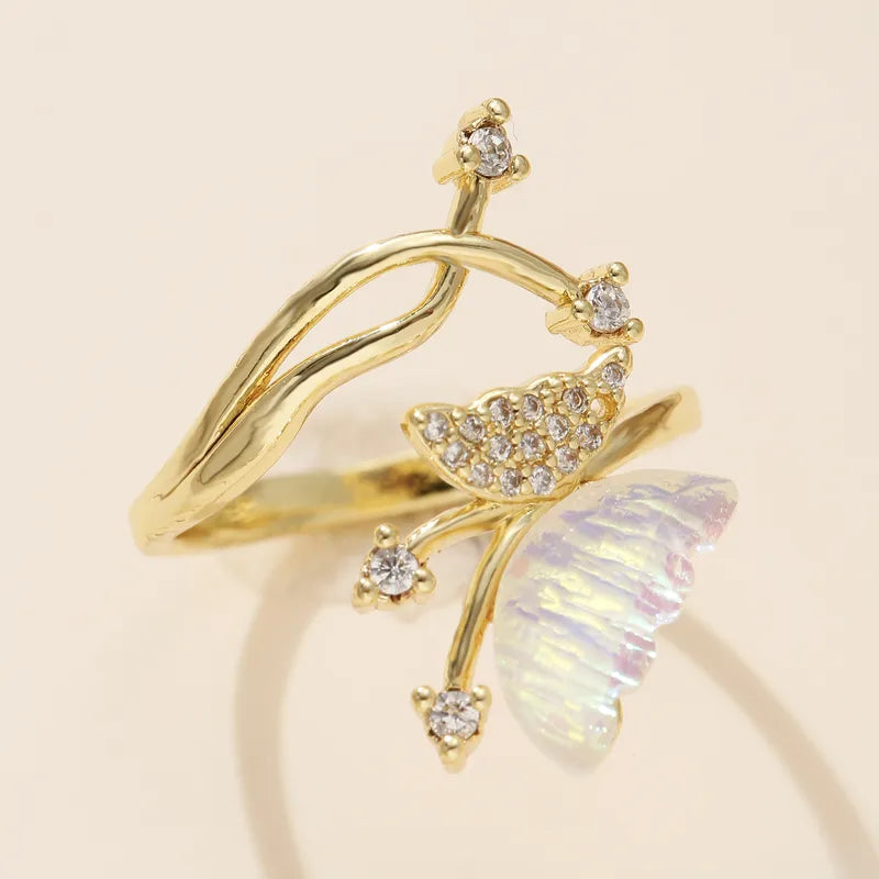 Butterfly Wings Ring -18KT Gold Plated