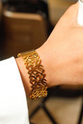 Botanica Cuff Bracelet -18KT Gold Plated