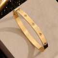 Fault in our Stars Cuff Bracelet - Demifine 18KT Gold Plated