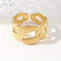 Theia Link Luxe Ring - Demifine 18KT Gold Plated