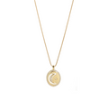 Crecent Moon Pendant - Demifine 18KT Gold Plated