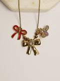 Bow Bee Pendant -18KT Gold Plated
