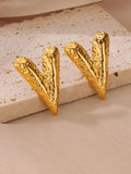 Heart of Gold Statement Earrings - Demifine 18KT Gold Plated