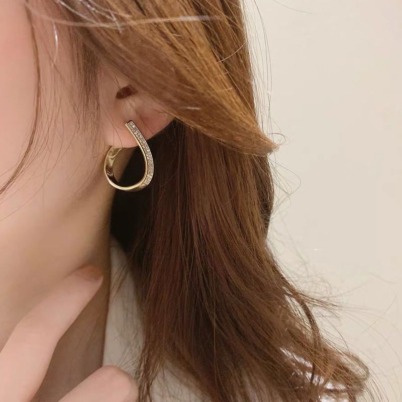 Aurelia Zirconia Stud Earrings -18KT Gold Plated