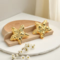 Showstopper Star Stud Earrings -18KT Gold Plated