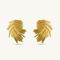 Victoria Swirl Statement Earrings - Demifine 18KT Gold Plated