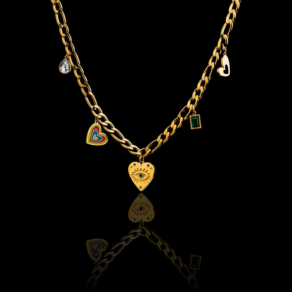 Wild Heart Pendant -18KT Gold Plated