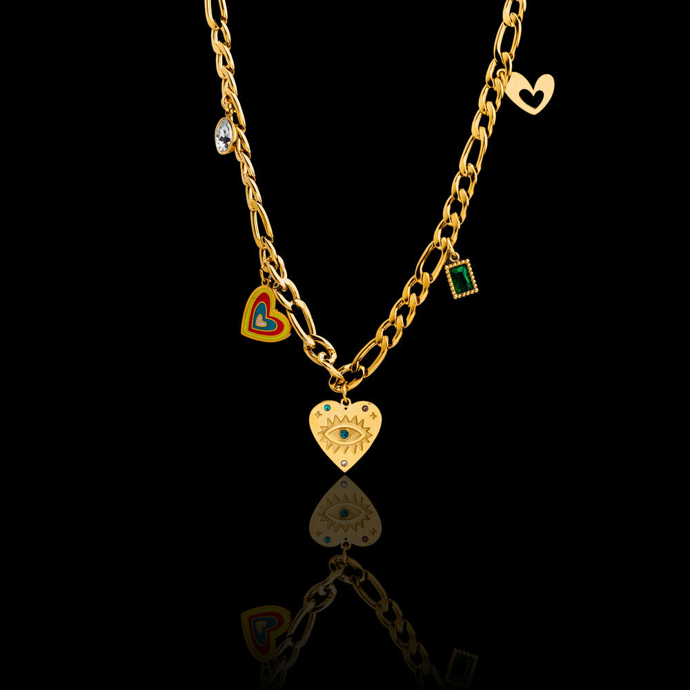Wild Heart Pendant -18KT Gold Plated