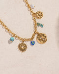 Sun n Moon Child Pendant - 18KT Gold Plated