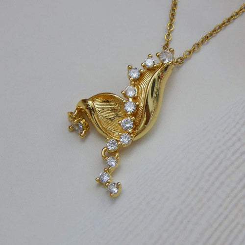 Astraea Cascade Pendant -18KT Gold Plated
