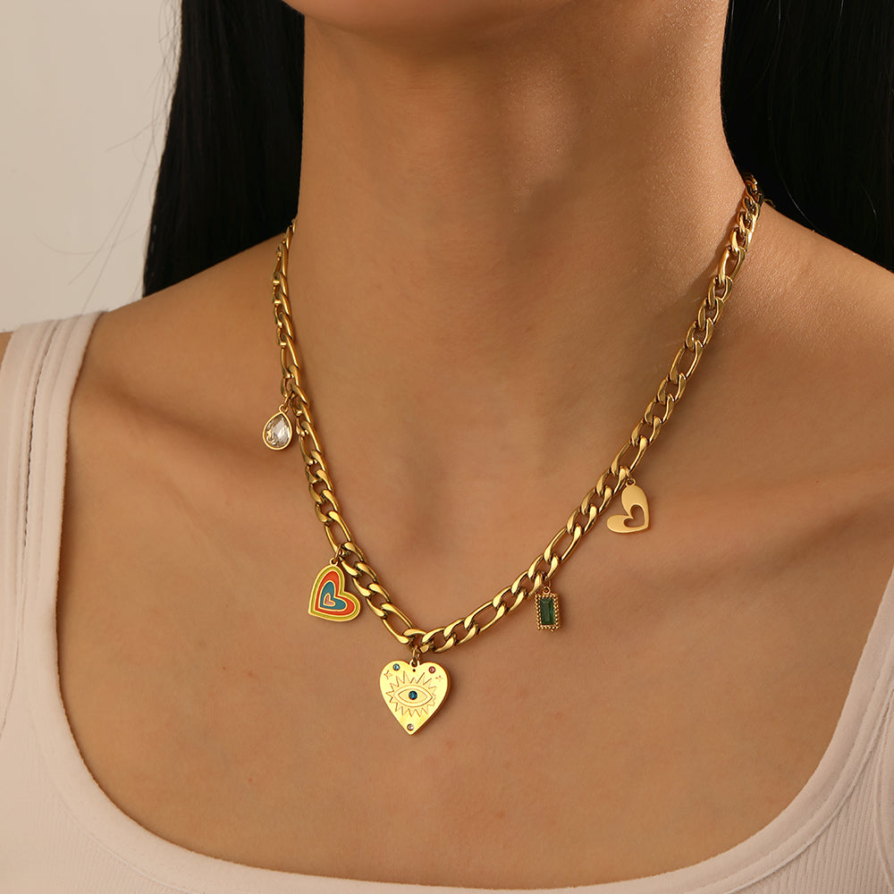 Wild Heart Pendant -18KT Gold Plated