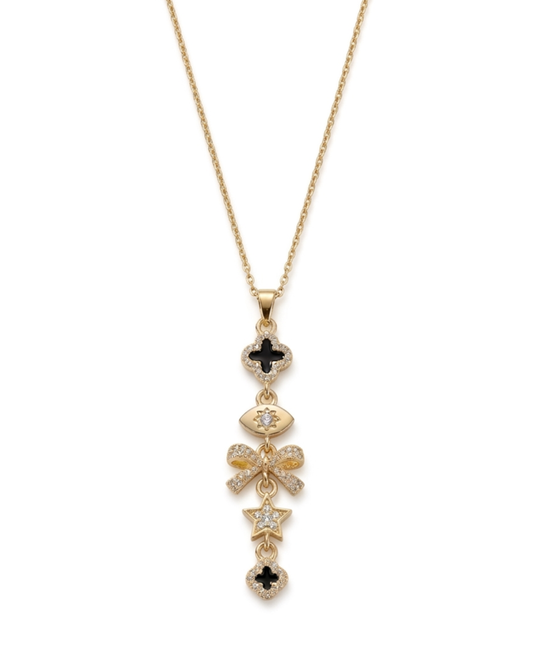 The Astral Charm Cascade - 18KT Gold Plated