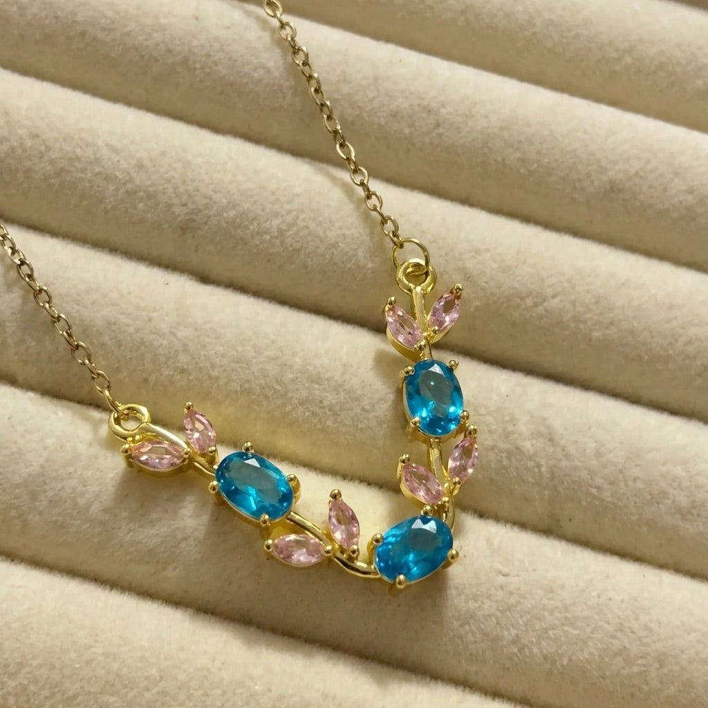 Tulip Garden Pendant -18KT Gold Plated