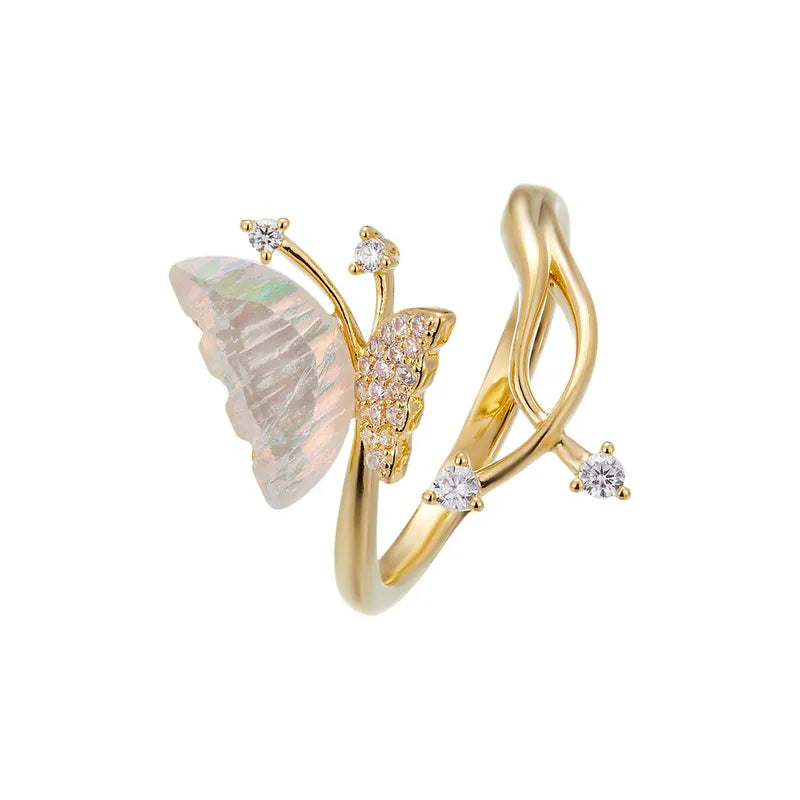 Butterfly Wings Ring -18KT Gold Plated