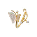 Butterfly Wings Ring -18KT Gold Plated