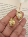 Sparkle Dust Stud Earrings -18KT Gold Plated