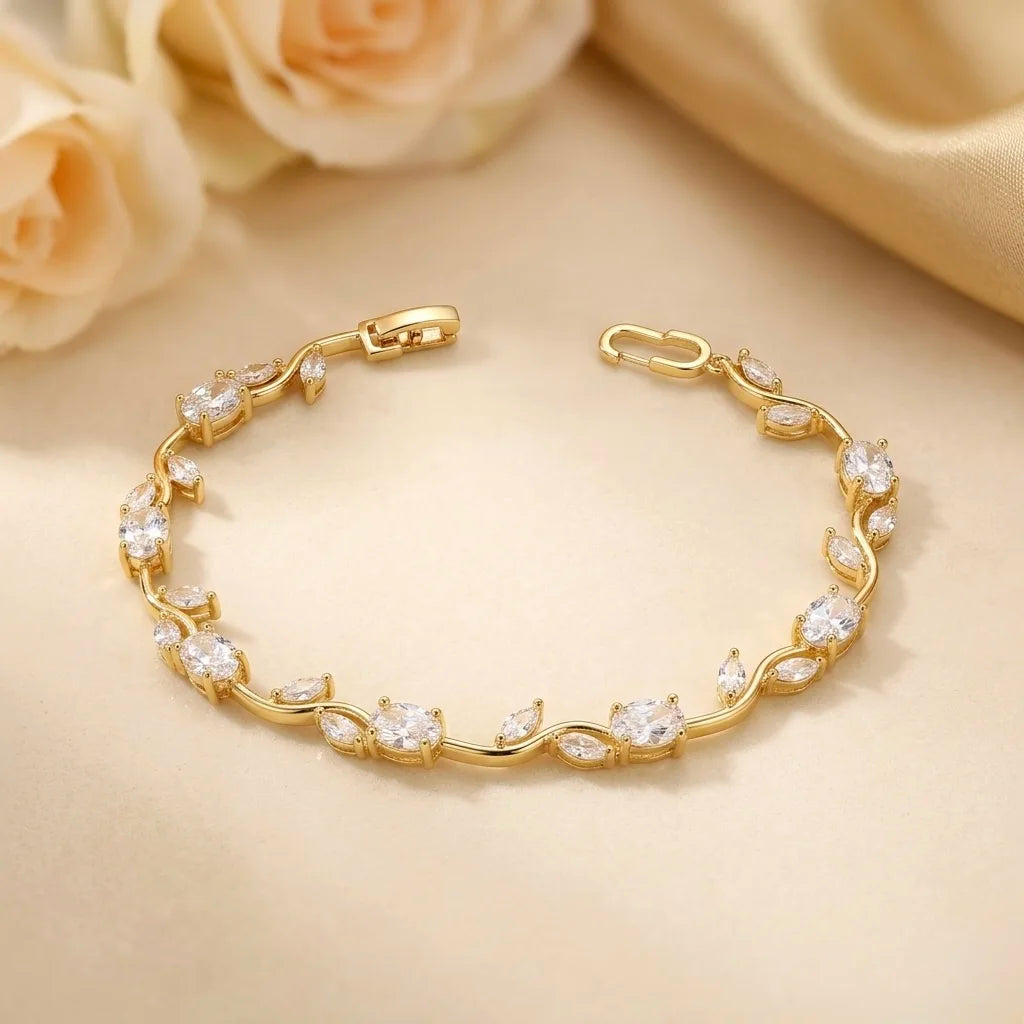 The Tulip Vine Bracelet -18KT Gold Plated