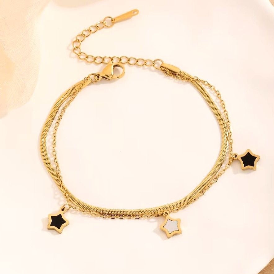 Starstruck Anklet - 18KT Gold Plated