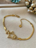 Starry Night Zirconia Bracelet - 18KT Gold Plated