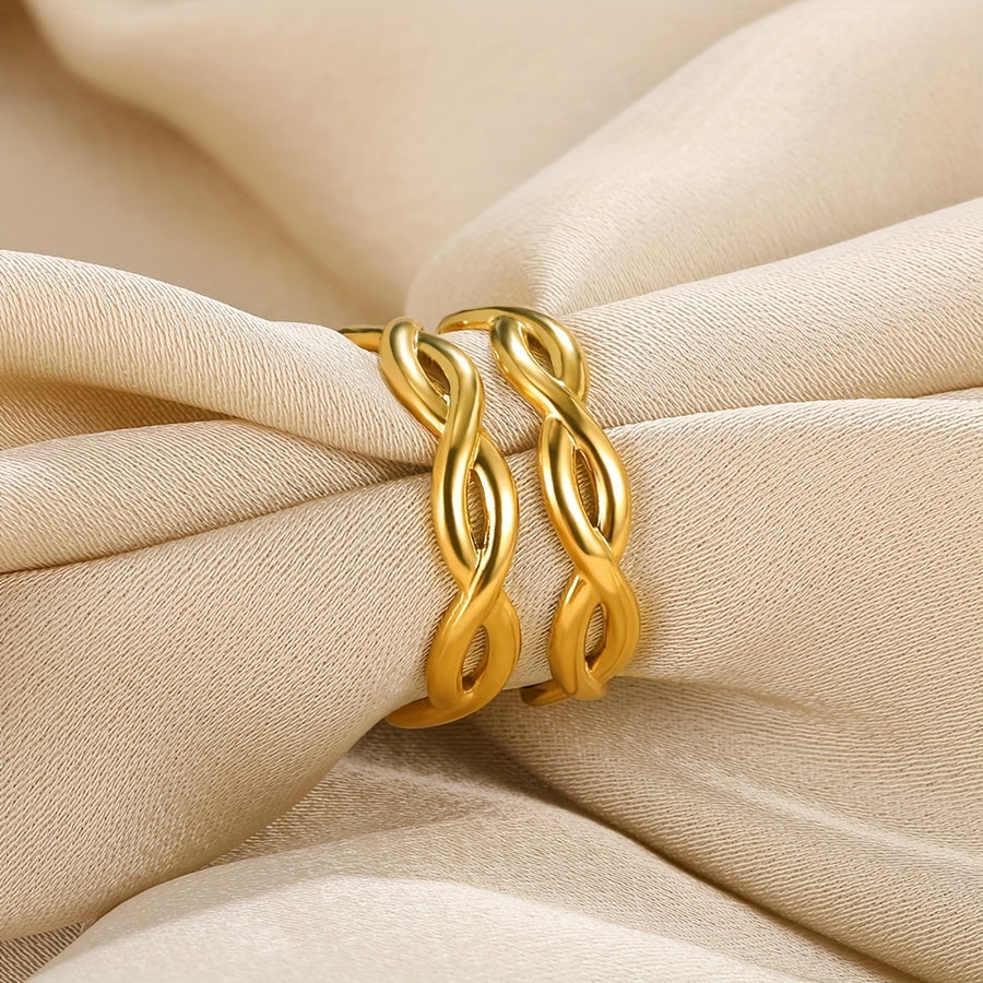 Connected Muse Statement Ring- Demifine 18KT Gold Plated