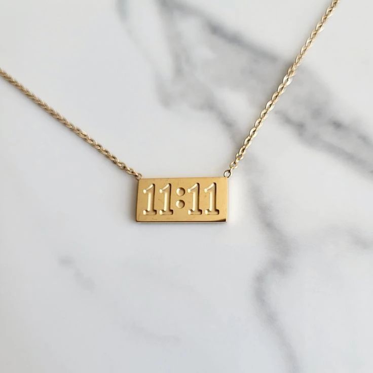 11:11 Lucky Pendant - Demifine 18KT Gold Plated